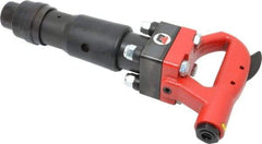 Universal Tool - 2,100 BPM, 3-3/4 Inch Long Stroke, Pneumatic Chipping Hammer - 30 CFM Air Consumption, 3/8 NPT Inlet - Americas Tooling