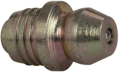 Value Collection - Straight Head Angle, 1/4 Thread Steel Drive-In Grease Fitting - Americas Tooling