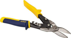 Irwin - 1-5/16" Length of Cut, Straight Pattern Aviation Snip - 10" OAL, ProTouch Handle, 18 AWG Steel Capacity - Americas Tooling