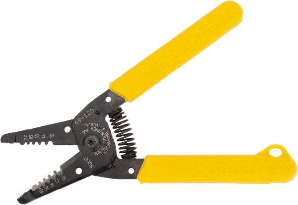 Ideal - 18 to 10 AWG Wire Stripper - 6 Inch Overall Length, 18 AWG Min, Plastic Cushion Handle - Americas Tooling