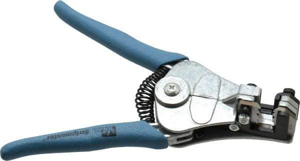 Ideal - 12 to 8 AWG Capacity Automatic Wire Stripper - 7" OAL, Plastic Cushion Handle - Americas Tooling