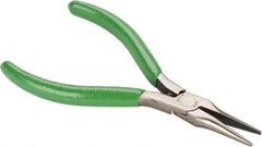 Xcelite - 1-3/16" Jaw Length x 7/16" Jaw Width, Long Needle Nose Comfort Grip Pliers - Serrated Jaw, Bi-Material Cushion Handle - Americas Tooling