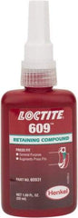 Loctite - 50 mL Bottle, Green, Medium Strength Liquid Retaining Compound - Series 609, 24 hr Full Cure Time, Heat Removal - Americas Tooling