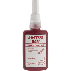 Loctite - 50 mL Bottle, Purple, Liquid Threadlocker - Series 545, 24 hr Full Cure Time, Hand Tool Removal - Americas Tooling