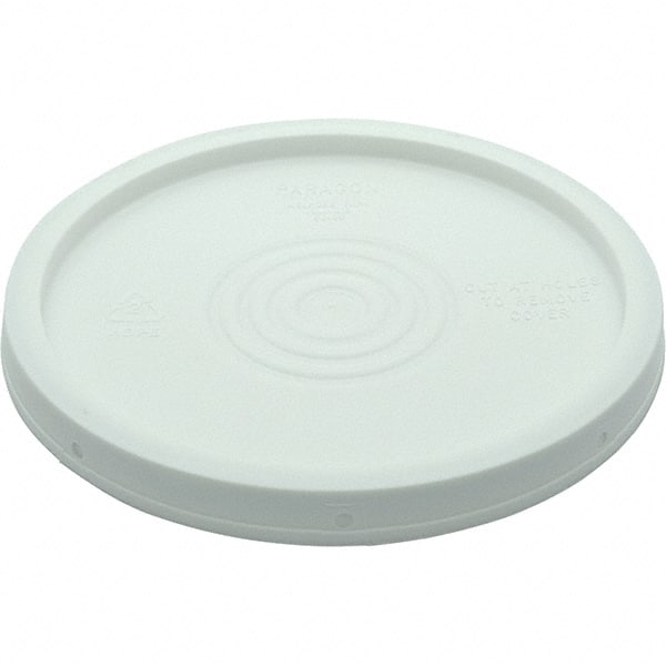 Vestil - Tote & Storage Container Lids For Use With: 3-1/2, 5 & 6 Gallon Pails Width (Decimal Inch): 12.500 - Americas Tooling