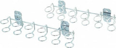 Triton - 3/4" ID, 9" Long 2 Pack, 9" Wide Multi-Ring Tool Holder 3/4" Ring ID & 1-3/4" Deep Pegboard Hooks - 1-3/4" Projection, Steel - Americas Tooling