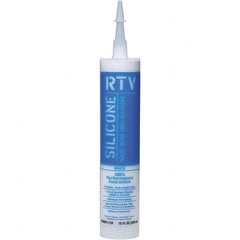 White Lightning - 10 oz Tube White RTV Silicone Sealant - 5 to 7 Days Full Cure Time - Americas Tooling