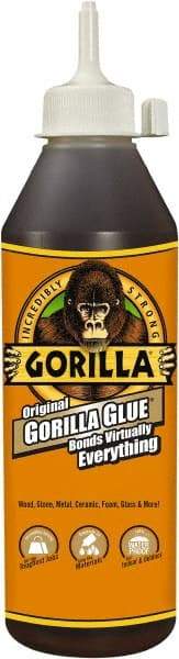 Gorilla Glue - 18 oz Bottle Brown All Purpose Glue - 20 min Working Time - Americas Tooling