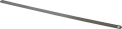 Precision Brand - 0.0118 Inch Thick x 1/2 Inch Wide x 12 Inch Leaf Length, Parallel Feeler Gage - High Carbon Steel - Americas Tooling