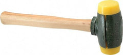 Garland - 2-3/4 Lb Head 1-3/4" Face Plastic Split Head Hammer - 12-3/4" OAL, Wood Handle - Americas Tooling