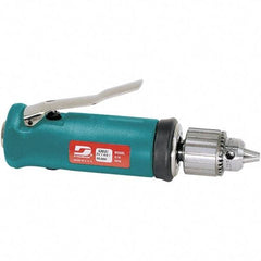 Dynabrade - 1/4" Keyed Chuck - Inline Handle, 20,000 RPM, 0.5 hp, 90 psi - Americas Tooling