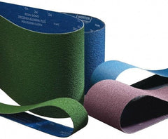 Norton - 1" Wide x 24" OAL, 100 Grit, Abrasive Belt - Fine, Coated, Series R981 - Americas Tooling