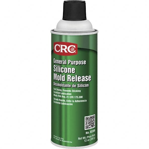 CRC - 16 Ounce Aerosol Can, Clear, General Purpose Mold Release - Food Grade, Silicone Composition - Americas Tooling