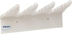 Vikan - 22 Lb, 6-1/2" Wide, 2-1/2" High, Polypropylene, Wall Bracket - 9-1/2" Long, 3 Holders - Americas Tooling