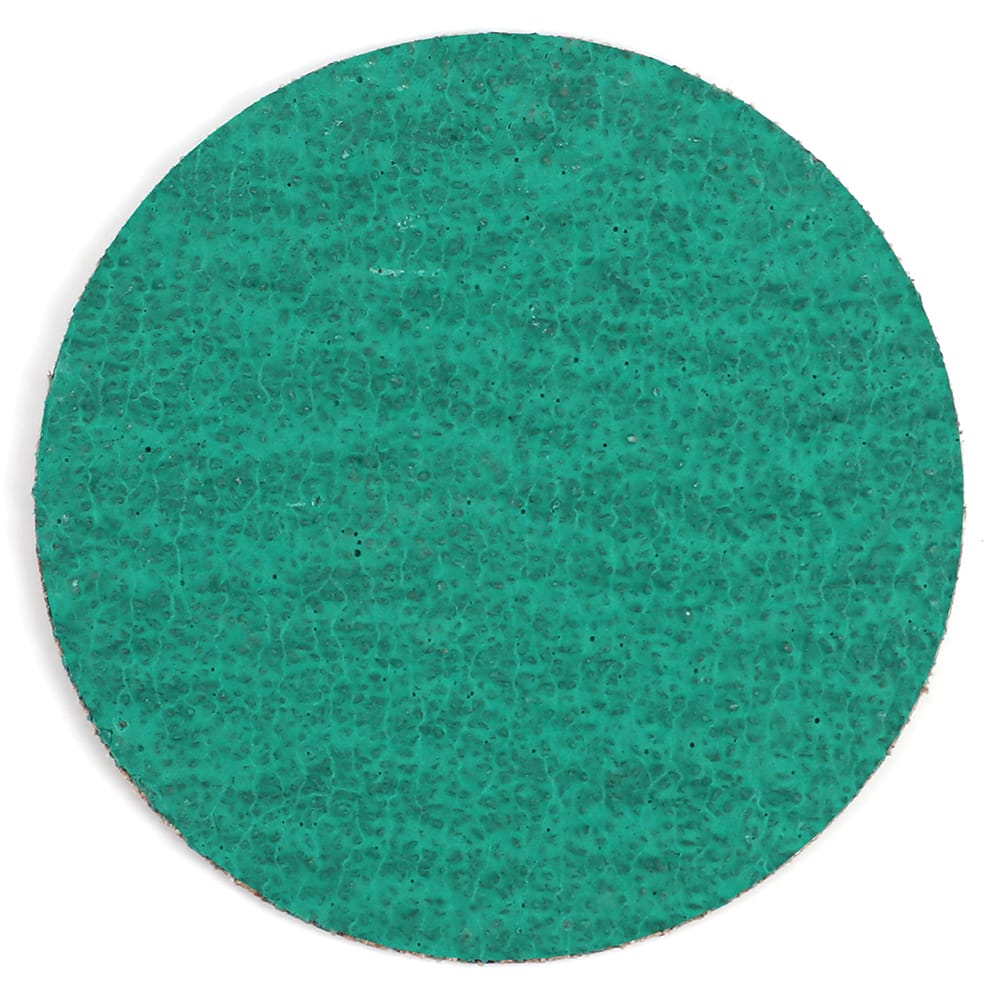 Superior Abrasives - Adhesive-Backed/PSA Discs; Disc Diameter (Inch): 5 ; Abrasive Material: Zirconia Alumina ; Grit: 36 ; Tooling Compatibility: Dual-Action/Orbital Sanders ; Backing Material: Polyester ; Disc Color: Green - Exact Industrial Supply