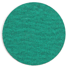 Superior Abrasives - Adhesive-Backed/PSA Discs; Disc Diameter (Inch): 5 ; Abrasive Material: Zirconia Alumina ; Grit: 36 ; Tooling Compatibility: Dual-Action/Orbital Sanders ; Backing Material: Polyester ; Disc Color: Green - Exact Industrial Supply