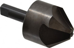 Hertel - 2-1/2" Head Diam, 3/4" Shank Diam, 4 Flute 82° High Speed Steel Countersink - Americas Tooling