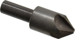 Hertel - 7/8" Head Diam, 1/2" Shank Diam, 4 Flute 82° High Speed Steel Countersink - Americas Tooling