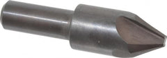 Hertel - 3/4" Head Diam, 1/2" Shank Diam, 4 Flute 60° High Speed Steel Countersink - Americas Tooling