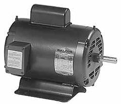 Baldor - 5 Max hp, 1,725 Max RPM, Electric AC DC Motor - 208, 230 V Input, Single Phase, 184T Frame - Americas Tooling