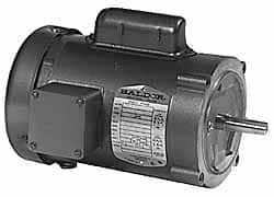 Baldor - 2 Max hp, 3,450 Max RPM, Electric AC DC Motor - 115, 230 V Input, Single Phase, 145TC Frame - Americas Tooling