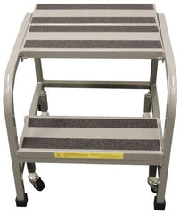 PW Platforms - 3 Step Stand - Office Mobile Stand, 300 Lb Capacity, 30" Platform Height, 20" Base Width x 28" Base Depth - Americas Tooling