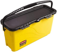 Rubbermaid - Plastic Bucket - 23.88" Long x 13.63" High x 9-1/2" Wide, Yellow - Americas Tooling