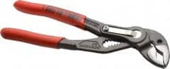 Knipex - 6" OAL, 1-1/4" Max Capacity, 0.7" Jaw Length, 11 Position Adjustable Tongue & Groove Pliers - Self-Gripping V-Jaws, Standard Head, Nonslip Plastic Handles - Americas Tooling