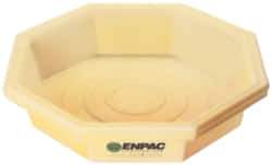 Enpac - 19.5 Gal Sump, 400 Lb Capacity, 1 Drum, Plastic Drum Tray - 7-1/4" High - Americas Tooling