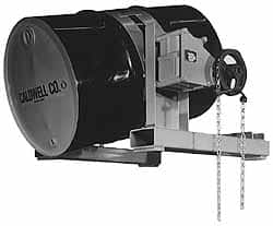 Caldwell - 2,000 Lb Load Capacity, Forklift Drum Rotator - Americas Tooling