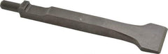 Made in USA - 1-3/8" Head Width, 7" OAL, 1/2" Shank Diam, Scaling Chisel - Square Drive, Square Shank, Alloy Steel - Americas Tooling