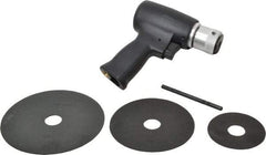 Florida Pneumatic - 3 to 5-1/2" Disc, 20,000 RPM, Pneumatic Handheld Disc Sander - 4 CFM, 1/4 NPT Inlet, 0.33 hp, 90 psi - Americas Tooling