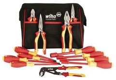 Wiha - 13 Piece Insulated Hand Tool Set - Comes in Canvas Bag - Americas Tooling