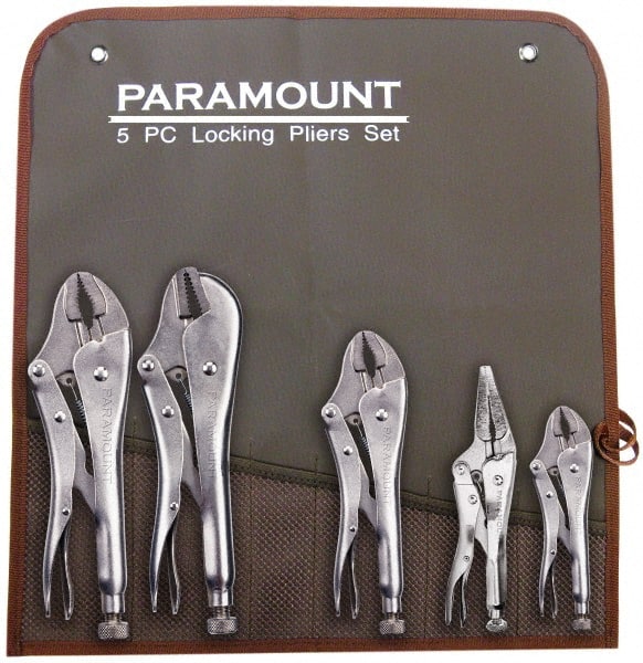 Paramount - 5 Piece Locking Plier Set - Americas Tooling