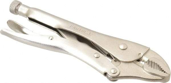 Paramount - 10" OAL Curved Jaw Locking Pliers - 1-7/8" Jaw Opening, Standard Handle - Americas Tooling