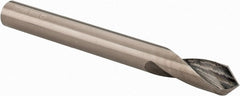 Accupro - 1/4" Body Diam, 90°, 2-1/2" OAL, Solid Carbide Spotting Drill - Americas Tooling