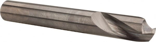 Accupro - 3/8" Body Diam, 120°, 3" OAL, Solid Carbide Spotting Drill - Americas Tooling