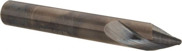 Accupro - 3/8" Body Diam, 60°, 3" OAL, Solid Carbide Spotting Drill - Americas Tooling