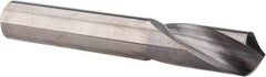 Accupro - 7/16" Body Diam, 120°, 3" OAL, Solid Carbide Spotting Drill - Americas Tooling