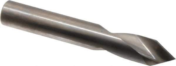 Accupro - 7/16" Body Diam, 60°, 3" OAL, Solid Carbide Spotting Drill - Americas Tooling