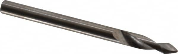 Accupro - 3mm Body Diam, 60°, 38mm OAL, Solid Carbide Spotting Drill - Americas Tooling