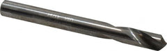 Accupro - 5mm Body Diam, 120°, 51mm OAL, Solid Carbide Spotting Drill - Americas Tooling