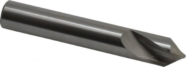 Accupro - 12mm Body Diam, 90°, 76mm OAL, Solid Carbide Spotting Drill - Americas Tooling