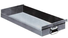 Durham - 1 Shelf, Steel Closed Front Hook-On Tray - 36" Long x 15" Wide x 6" High - Americas Tooling