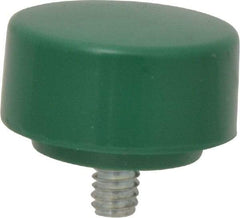 NUPLA - 1-1/4" Face Diam, Grade Tough, Green Soft Face Hammer Tip - 0.4 oz Head, Plastic - Americas Tooling