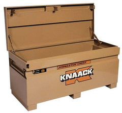 Knaack - 60" Wide x 24" Deep x 28-1/2" High Job Site Box - Steel, Tan - Americas Tooling