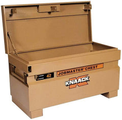 Knaack - 42" Wide x 19" Deep x 23-3/8" High Job Site Box - Steel, Tan - Americas Tooling