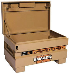 Knaack - 32" Wide x 19" Deep x 18-1/2" High Job Site Box - Steel, Tan - Americas Tooling