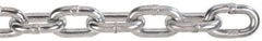 Peerless Chain - 75 Ft. Long, 5400 Lbs. Load Capacity, Carbon Steel High Test Chain - 43 Grade, 1.149 Inch Inside Long x 0.6 Inch Inside Wide - Americas Tooling