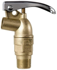 Value Collection - 3/4" NPT Zinc Rigid Drum Faucet - No Arrester, Self Closing - Americas Tooling